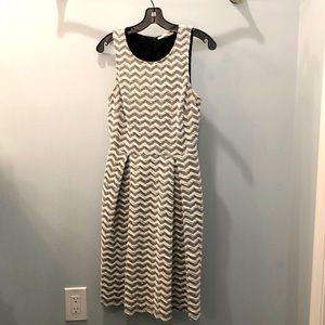 Chevron pattern dress